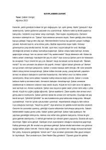 Kayıplarımın Zaferi